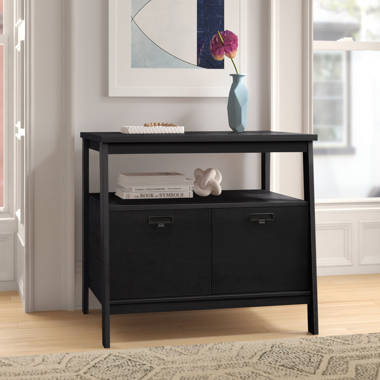 Console table deals with file drawers